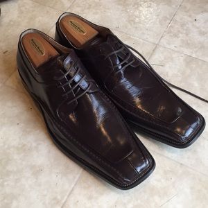 NWOT Stacy Adams Sz12 Dress Shoes Leather Upper